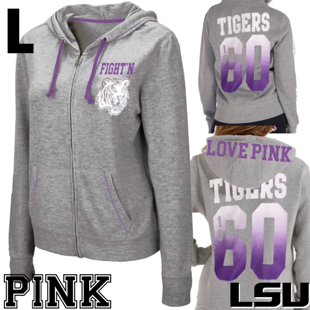 Victoria’s Secret PINK 2012 LSU Tigers Jacket LARGE